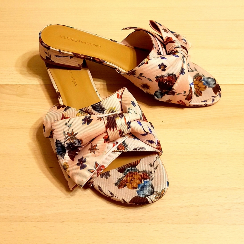 Rebecca Minkoff, beautiful satin sandals